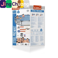 Piscine gonflable Jingchuang56408 pour adultes et enfants, usage domestique, grande piscine à pataugeoire, bassin à poissons, hauteur et épaisseur accrues