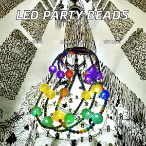 Collier de perles de Mardi Gras lumineuses en PVC de haute qualité pour adultes, clignotantes et colorées pour les fêtes d'Halloween - Vente en gros - Product Image 3