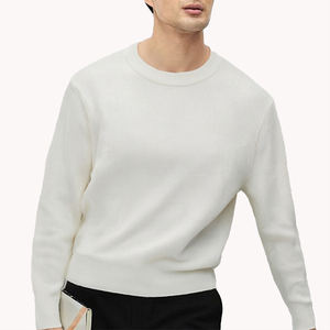 Suéter de Punto para Hombre, Estilo Clásico, Otoño Invierno, Holgado, Casual, Cuello Redondo, Manga Larga, Grueso - Product Image 6