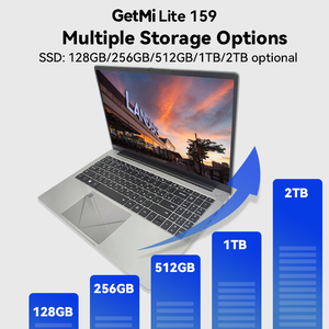 GetMi Lite 159 RetailReady 15,6 "Windows 11 PRO Intel N95 3,4 GHz 8GB LPDDR5 128GB SSD Dual WiFi Tipo-C Laptop - Product Image 2