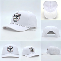 Casquettes de papa personnalisées avec logo brodé, haute qualité, imperméables, séchage rapide, vente en gros, casquettes trucker 5 panneaux en maille perforée à fermeture snapback