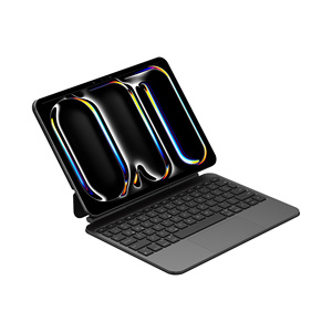 Funda Inteligente 2024 para iPad Pro 11/13, Funda con Teclado Mágico Inalámbrico de Aleación de Aluminio con Retroiluminación RGB para iPad Air 11/13 - Product Image 3