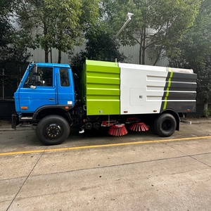 Camión de Limpieza de Calles Howo Isuzu Dongfeng de China, Vehículo de Barrido 4x2, Camión Barredor de Carreteras de 12000L, Precio de Fábrica - Product Image 5