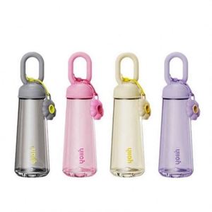 Uioh Petal-Shaped Reusable Food Safe Waterproof Anti-corrosion Water <b>Bottle</b> Built-In Handle Bpa Free Adults Travel Outdoor - Product Image 1