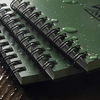 Bloc-notes en papier avec spirale, étanche, personnalisé, pour carnet de notes