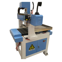 Petit mini passe-temps 4040 6060 6090 machine cnc routeur para aluminio métal souple