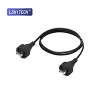 Connecteur USB 3.0 femelle à femelle étanche pour montage sur panneau Prise femelle USB3.0 avec couvercle anti-poussière
