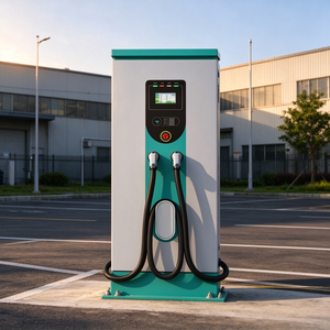 Estación de Carga Rápida DC para Vehículos Eléctricos de 180kW 360kW, con Doble Boquilla y Pantalla Táctil, para Estacionamiento en Zonas Centrales - Product Image 5