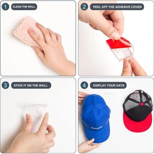 Gancho para Sombreros de Acrílico Transparente Moderno de Alta Calidad, Personalizable con Logotipo, para Exhibición en el Hogar, Origen EE. UU. - Product Image 2