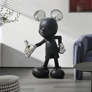 2025 escultura de <span class=keywords><strong>Mickey</strong></span> personalizada hecha a mano tamaño real fibra de vidrio estatuas de <span class=keywords><strong>Mickey</strong></span> <span class=keywords><strong>Mouse</strong></span> Pintura Escultura de <span class=keywords><strong>Mickey</strong></span> para decoración del hogar - Product Image 6