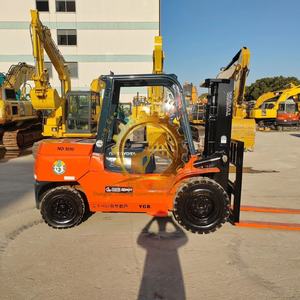 Carretilla elevadora industrial usada Toyota de 5 toneladas, bajo consumo de combustible, carretilla elevadora usada confiable de la serie 8F - Product Image 2