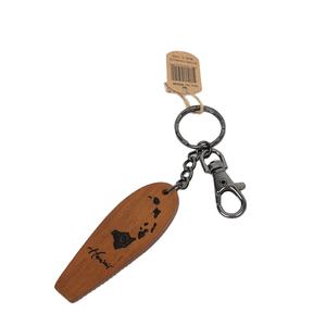 Hongya напечатанный популярный узор деревянный гравированный Логотип персонализированный рекламный деревянный Гравировальный кожаный брелок - Product Image 6