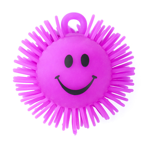 Vente d'usine 6 couleurs visage souriant clignotant Yoyo enfant jouet balles bouffantes - Product Image 4