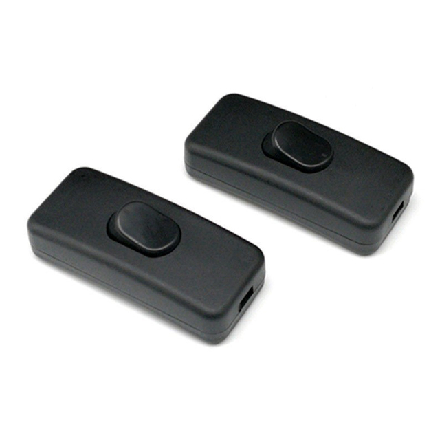 READY STOCK ONLINE CORD SWITCH AC 250V 2A 500W ON/OFF ROCKER SWITCH TABLE DESK LIGHT SWITCH