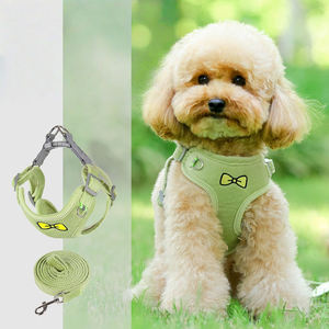 XS à la mode Sport ennemi frères harnais pour animaux de compagnie néoprène coton Polyester chien marche laisse solide motif rembourré bouton fermeture - Product Image 2