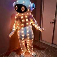 Costumes lumineux LED pour soirée, boîte de nuit, DJ, mascotte, vêtements lumineux LED, costume de scène, cosplay, vêtements pour femmes et hommes