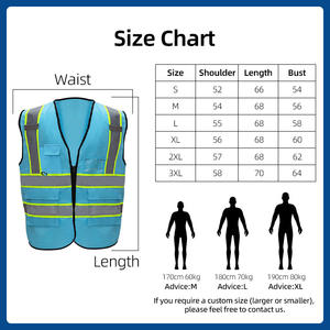 Ropa DE TRABAJO reflectante Chaleco DE SEGURIDAD Ropa de protección de alta visibilidad Construcción al aire libre Seguridad Malla transpirable Fábrica personalizada - Product Image 3