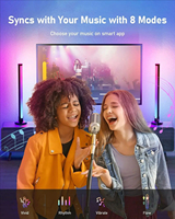 Éclairage d'ambiance intelligent Tuya RGB RGBIC WiFi avec télécommande, alimentation USB, compatible Alexa, pour TV, jeux, bureau, chambre