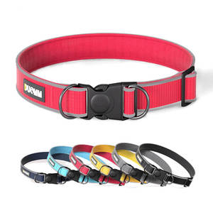 Ensemble de colliers de chien réfléchissants anti-fuite Boucle de verrouillage à anneau en D robuste Collier de chien toutes saisons - Product Image 5