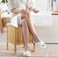 Tabouret de salle de bain en bambou avec panier à linge, panier à linge avec siège rembourré crème |   Usine Homex_BSCI