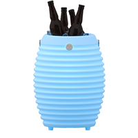 Glacière portable avec haut-parleur LED, seau à glace Bluetooth, haut-parleur 30W pour fête en plein air
