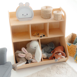 Pépinière stockage salle de jeux décor enfant en bas âge étagère Montessori meubles unité de rangement trucs préscolaire jouet présentoir - Product Image 2