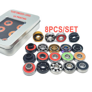 8x22x7mm מסבים 608 קרמיקה 8 x22x7mm ABEC-11 zro2/si3n4 כדורים שחורים סקייטבורד נושא החלקה נושאת החלקה מוטבע רולר - Product Image 1