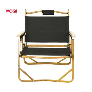 WOQI 2023 lüks çevre dostu hafif taşınabilir çim sandalyeler katlanır açık