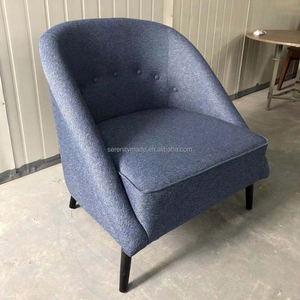 Sillón de Salón Moderno, Tapizado en Tela, con Respaldo, para Restaurantes y Bares - Product Image 1