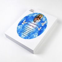 Livre de prière chrétien A5 à couverture souple, reliure parfaite, livre de lecture religieuse, impression couleur, OEM ODM, impression personnalisée