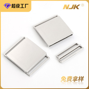 <b>Sliding</b> Buckle Zinc Alloy Silver 38mm Inner Diameter For Bags Durable - Product Image 5