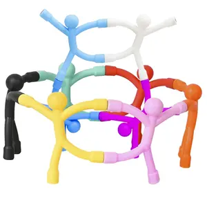 Novelty 2024 New Funny Novedades Novelty Decompression Toys Matchstick Man Mini Cute Rubber Magnetic Man Toy For Kids