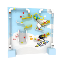Mur de jeu interactif personnalisé pour enfants avec tubes à balles, panneau mural sensoriel lumineux et musical, équipement de terrain de jeu intérieur pour centre commercial, café ludique et crèche