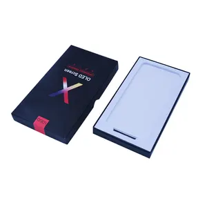 Фабричные Аксессуары для мобильных телефонов с логотипом на заказ, бумажная упаковочная коробка с сенсорным ЖК-экраном