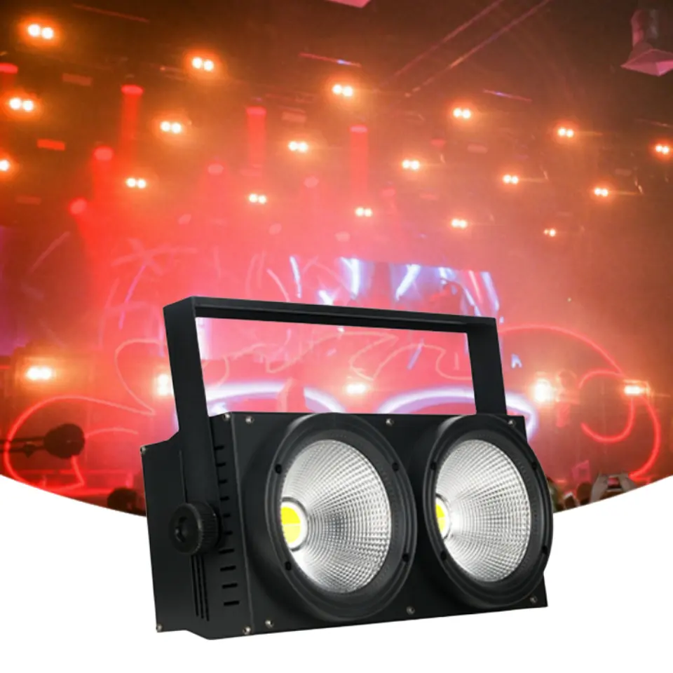 Nhà Máy Giá trong nhà Mini DJ vũ trường khán giả chiếu sáng 2x100W rạp hát tại Studio ánh sáng sân khấu 2 mắt LED COB blinder ánh sáng