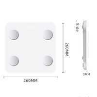 Báscula Corporal Única de Vidrio, Báscula de Peso Electrónica Inteligente con Bluetooth, Báscula Digital para Baño