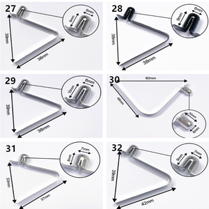 Usine personnalisée bouton unique pagaie Kayak Snap verrouillage Clip ressort Camping pôle pince en gros ressort fixation pince - Product Image 4