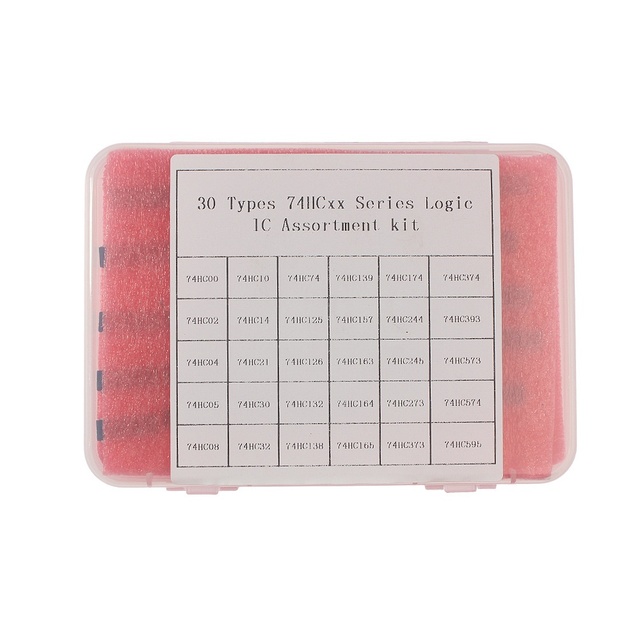 Original Brand 74HC Series 30 Integrated Circuit Chip Kit 8-Bit Shift Register DIP Inverter Logic ICs