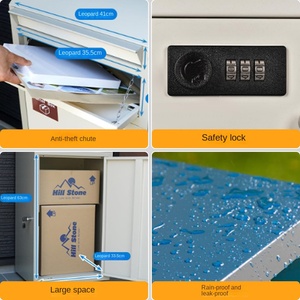 กล่องโลหะติดผนังกล่องไปรษณีย์กลางแจ้งกล่องจดหมายสไตล์ยุโรป - Product Image 6