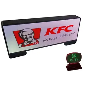 P5 LED Car Mounted Screen Ultra-thin High-definition Outdoor Waterproof Double-sided Roof Screen Taxi LED Display