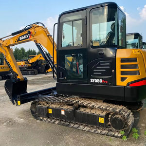 Excavatrice d'occasion Sy55c pro 5 tonnes Mini Cawler Excavator Sany Sy60c Crawler Excavators Machinery d'occasion - Product Image 1