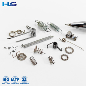 Cổ Điển Thép Không Gỉ Nhỏ Nhỏ Mini Thu Nhỏ Micro Mở Rộng Căng Thẳng Hình Nón Nén Xoắn Cuộn Dây Suối Nước Với Móc - Product Image 1