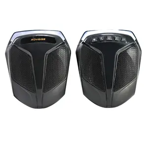 Speaker audio ATV/UTV daya besar 4 inci pabrik kualitas tinggi IP4 sistem kemudi pemutar mp3 BT stereo sepeda motor tahan air