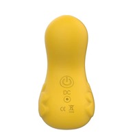 Gelber Vibrator für Frauen mit Saugfunktion und Nippelstimulation – Sexspielzeug für Frauen