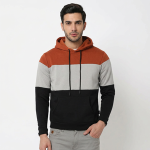 Sudaderas con capucha de última moda en contraste de color, con el logotipo de tu marca, personalizadas para hombre - Product Image 1