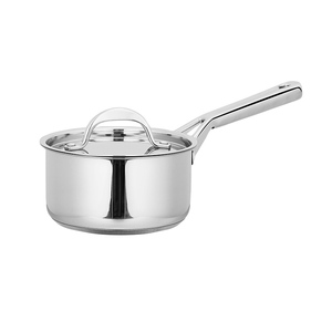 <span class=keywords><strong>Casserole</strong></span> en acier inoxydable 304 de 1,5 L, 16 cm, avec couvercle, compatible <span class=keywords><strong>induction</strong></span>, <span class=keywords><strong>pour</strong></span> lait et soupes, finition poli miroir - Product Image 4