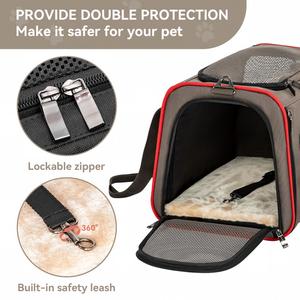 Transportadora Expandible para Gatos, Aprobada por Aerolíneas, Transportadora de Viaje para Mascotas de Lados Blandos para Perros Pequeños y Gatos de Menos de 15 Libras - Product Image 4