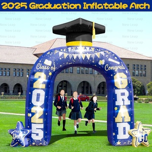 Bước Nhảy Vọt mới 10ft tốt nghiệp Lều bơm hơi chính thức Mũ vòm <span class=keywords><strong>LED</strong></span> <span class=keywords><strong>2025</strong></span> quảng cáo PVC cửa lễ hội Quà Tặng - Product Image 4