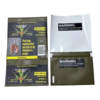 Pochettes de stockage de tabac imprimées sur mesure 30g, anti-odeur, en plastique de qualité alimentaire, solutions de stockage de tabac RYO, directement de l'usine