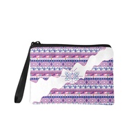 Approvisionnement direct usine : Porte-monnaie femme petit format, imperméable, avec fermeture éclair courte et dragonne, motif Pua Kalikimaka, à prix bas, pour impression à la demande